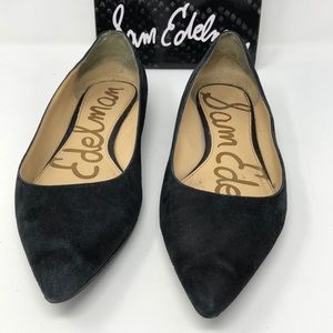 Sam Edelman Shoes Black Suede Flats size 9.5